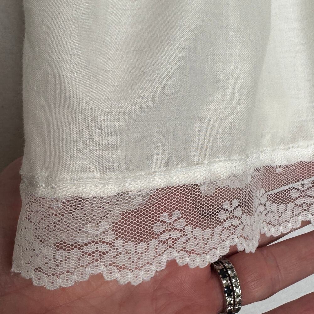 Vintage 1970s Handmade Christening Baptism Gown Lace Heirloom Baby 6-12M - Picture 5 of 15